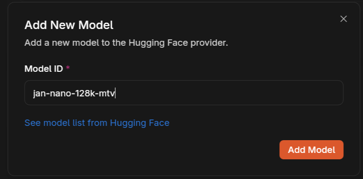 Add Model Details