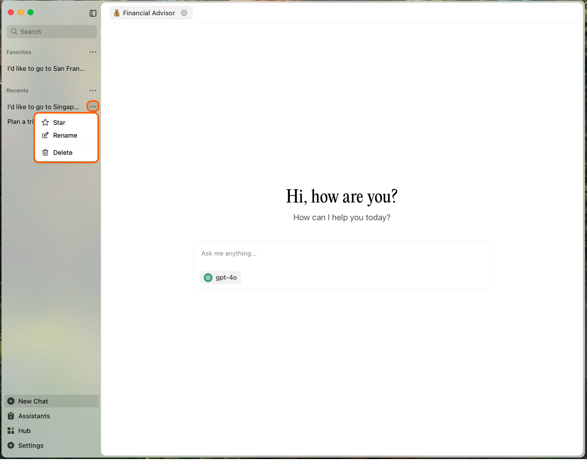 Context Menu